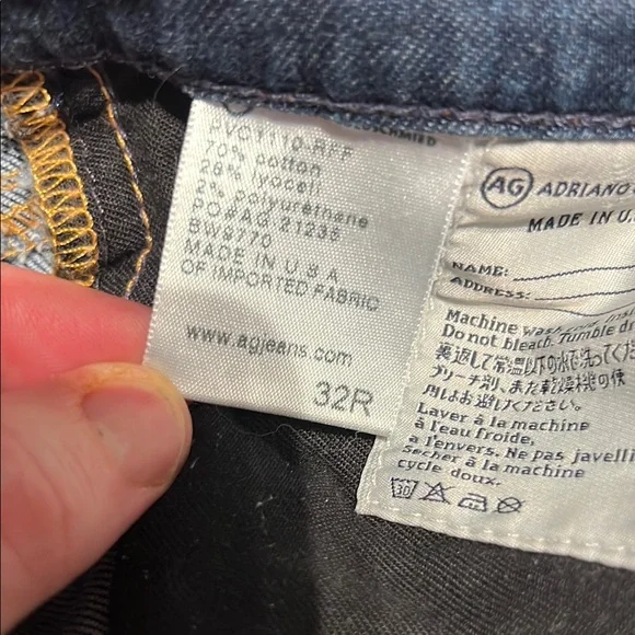 AG Adriano Goldschmied The Stilt Cigarette Leg Skinny Jeans 👖Denim - Picture 11 of 12